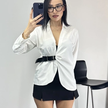 Kemer Detaylı Tasarım Gömlek