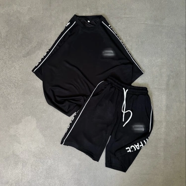 NF Unisex Şortlu Takım -Siyah