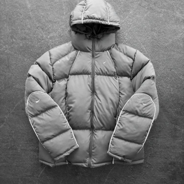 NK Biyeli Dolumlu Unisex Mont-Gri