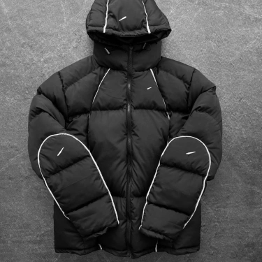 NK Biyeli Dolumlu Unisex Mont-Siyah