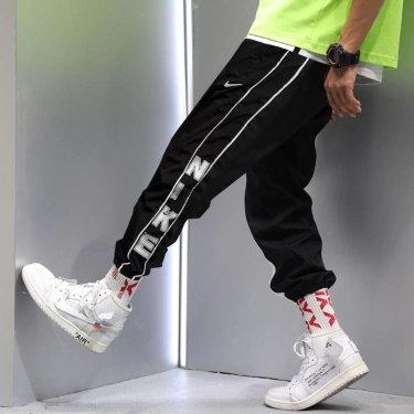 Şeritli Unisex Paraşüt Eşofman