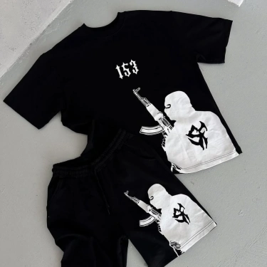 Street Unisex Şortlu Takım