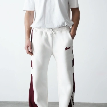 SW Parçalı Unisex Şardonlu Eşofman-Beyaz