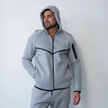 Tech Premium Şardonlu Eşofman Takımı-Gri