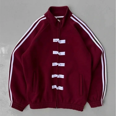 Yeni Sezon ADD Unisex Şardonlu Hırka-Bordo