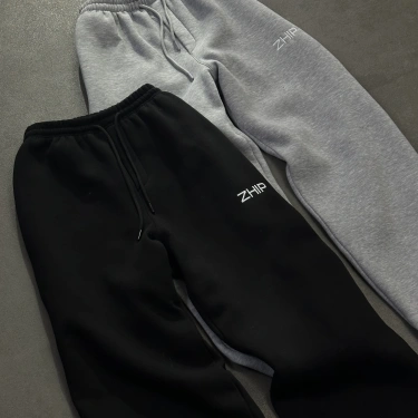 ZHIP Premium Şardonlu Unisex Eşofman-Gri