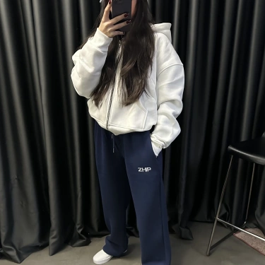 ZHIP Premium Şardonlu Unisex Eşofman-Lacivert