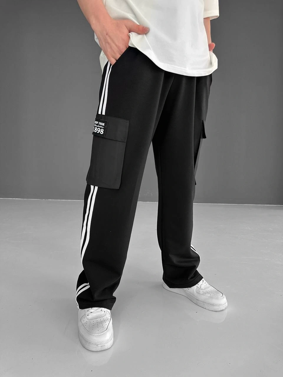 1898 Kargo Cep Unisex Baggy Eşofman