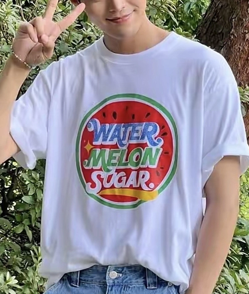 Water Taşlı Unisex Tshirt-Beyaz-ÖN SİPARİŞ