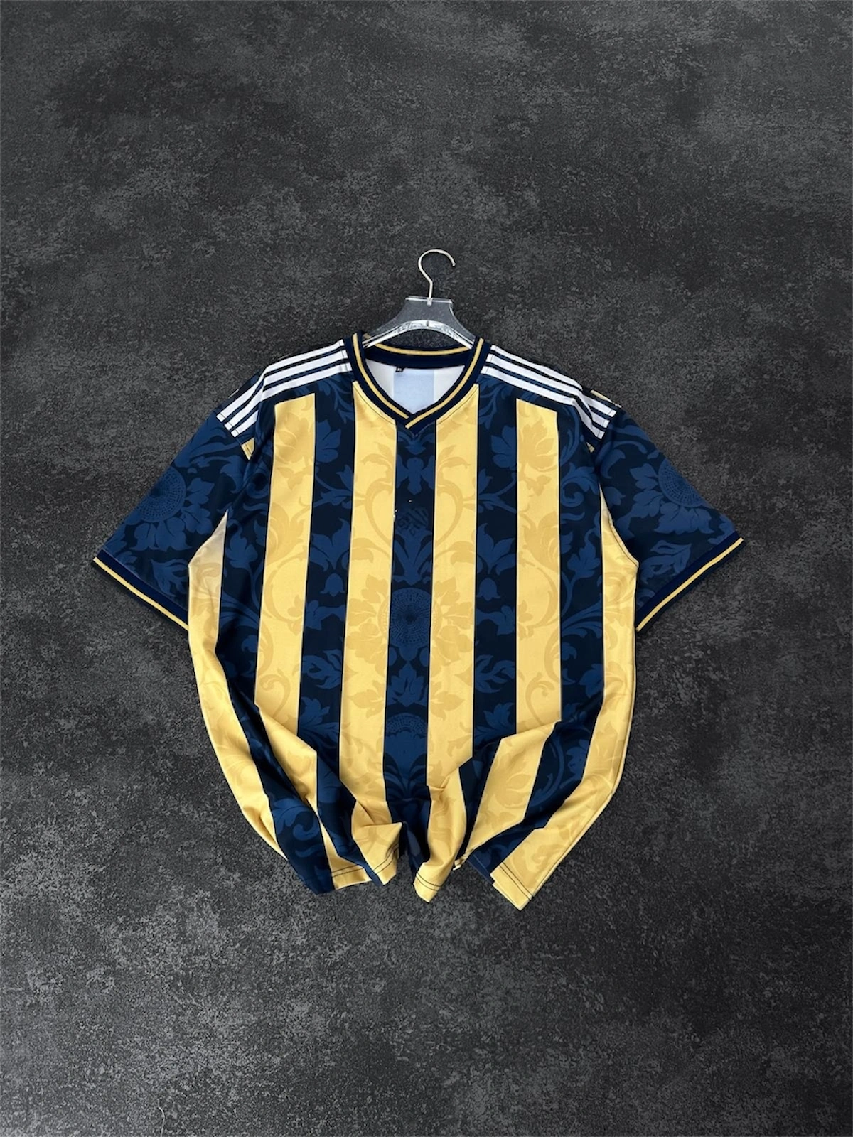 Taraftar Oversize Tshirt-Sarı Lacivert