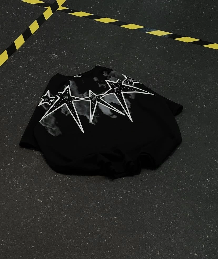 Star Taşlı Unisex Tshirt