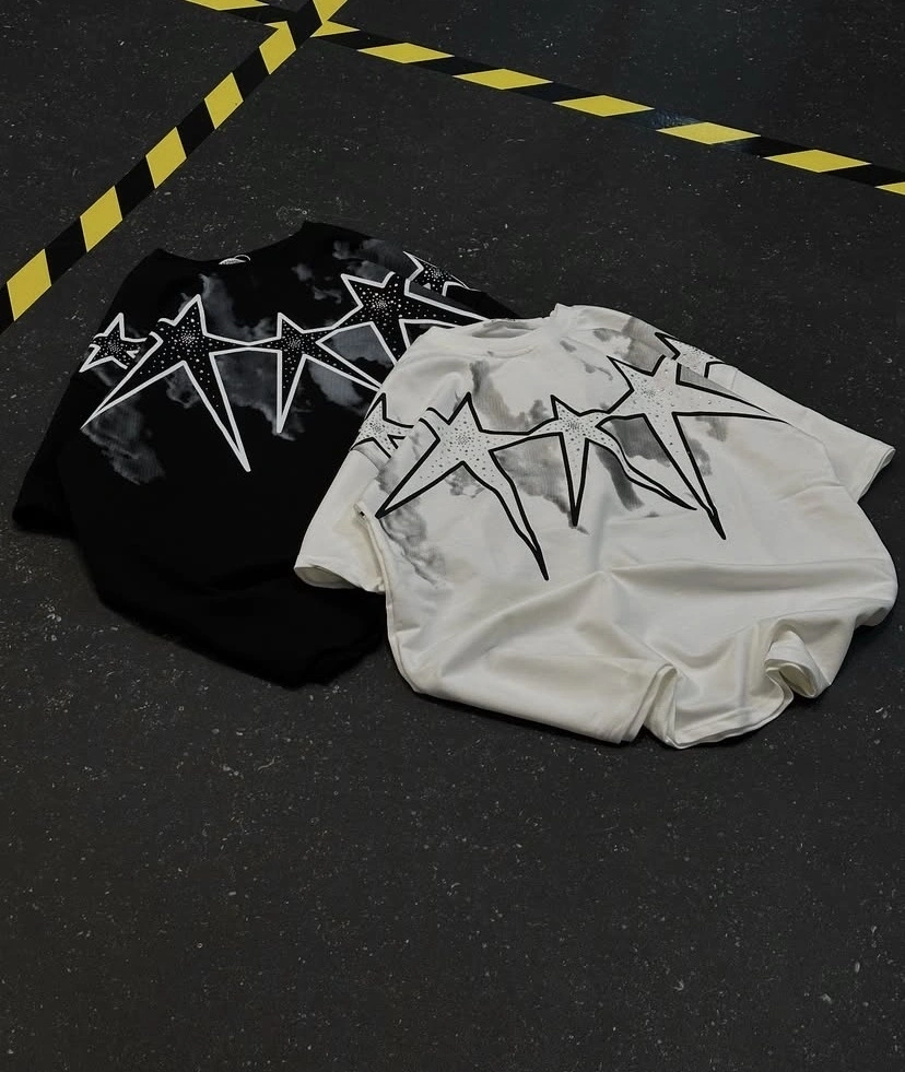 Star Taşlı Unisex Tshirt