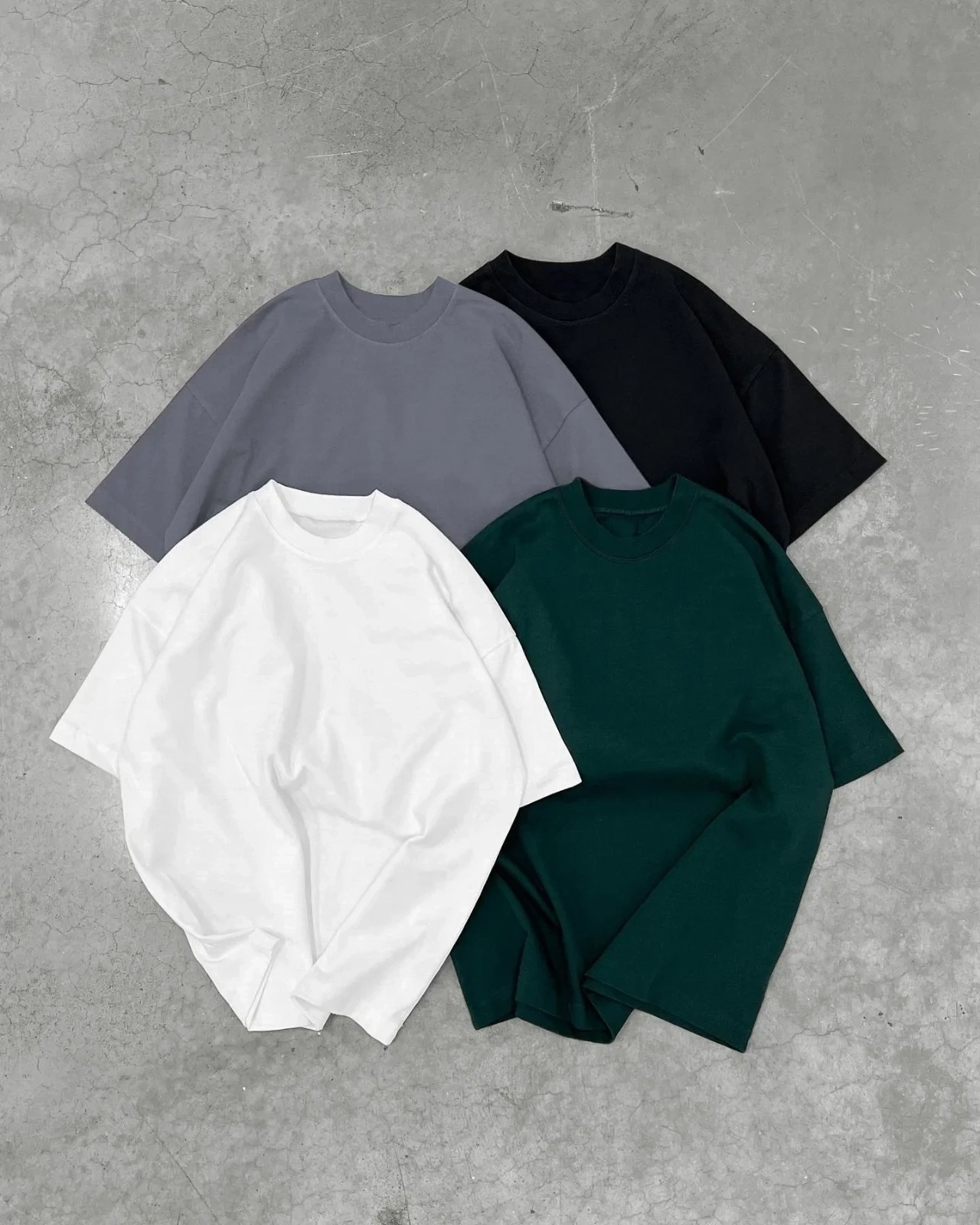 4lü Basic Tshirt Set