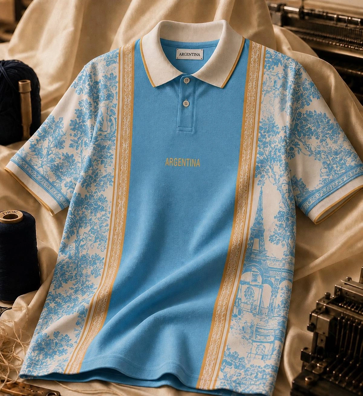 Arg Polo Yaka Premium Unisex Tişört