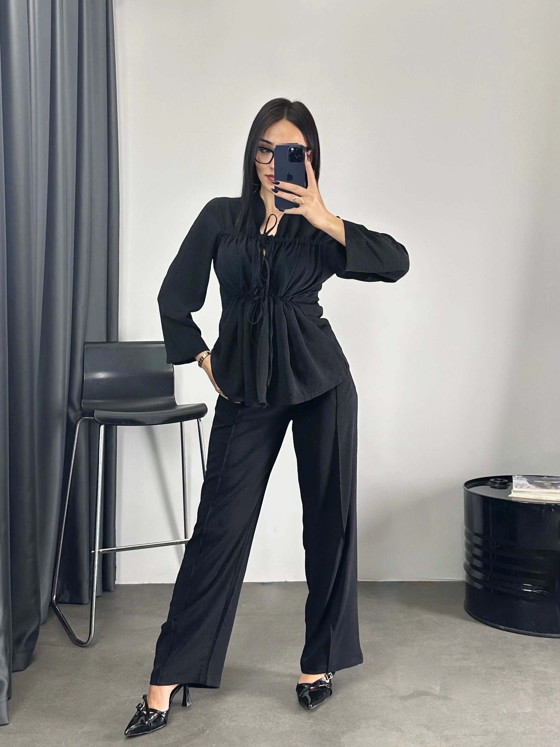 Bağlamalı Oversize Takım