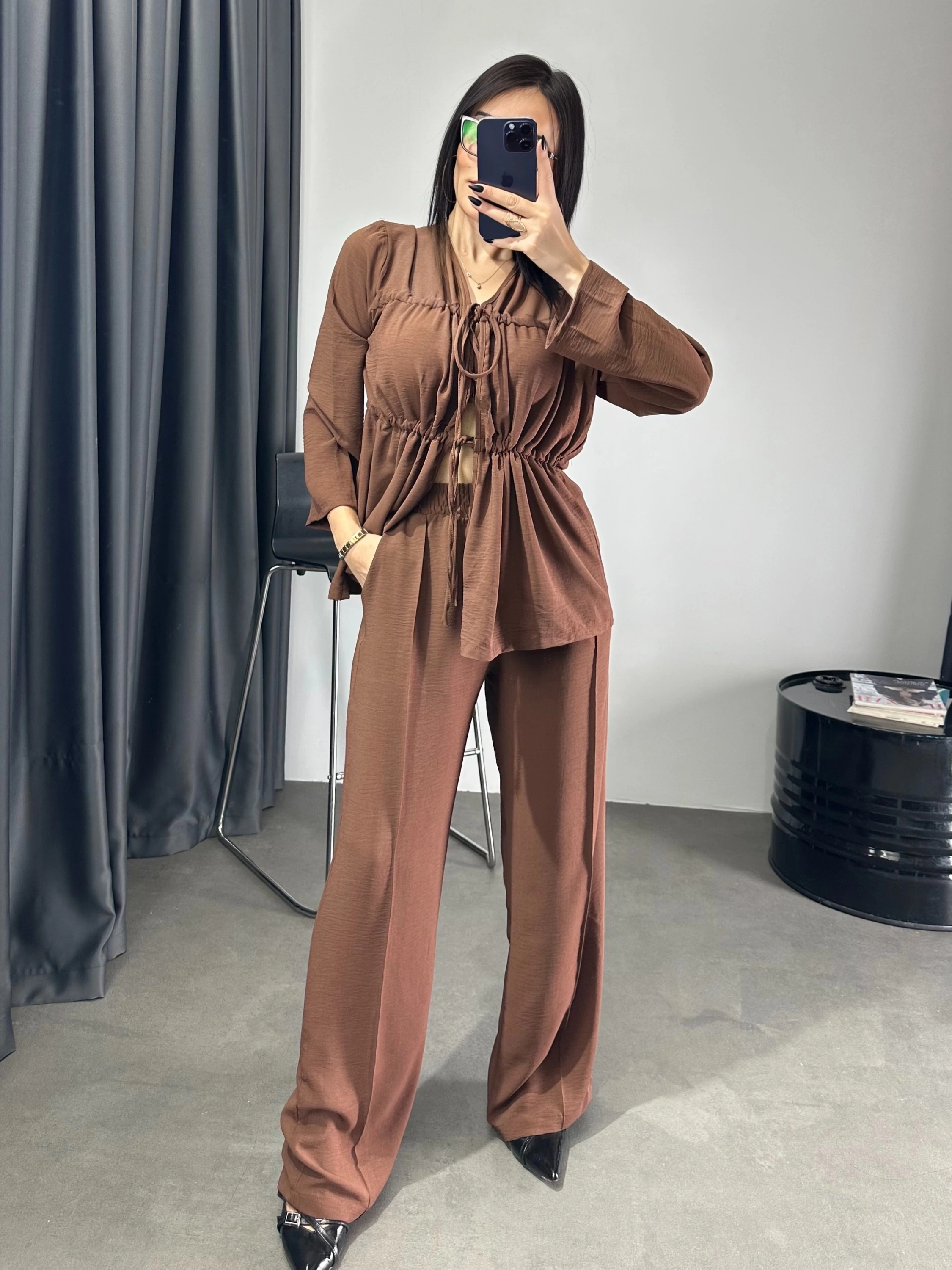 Bağlamalı Oversize Takım