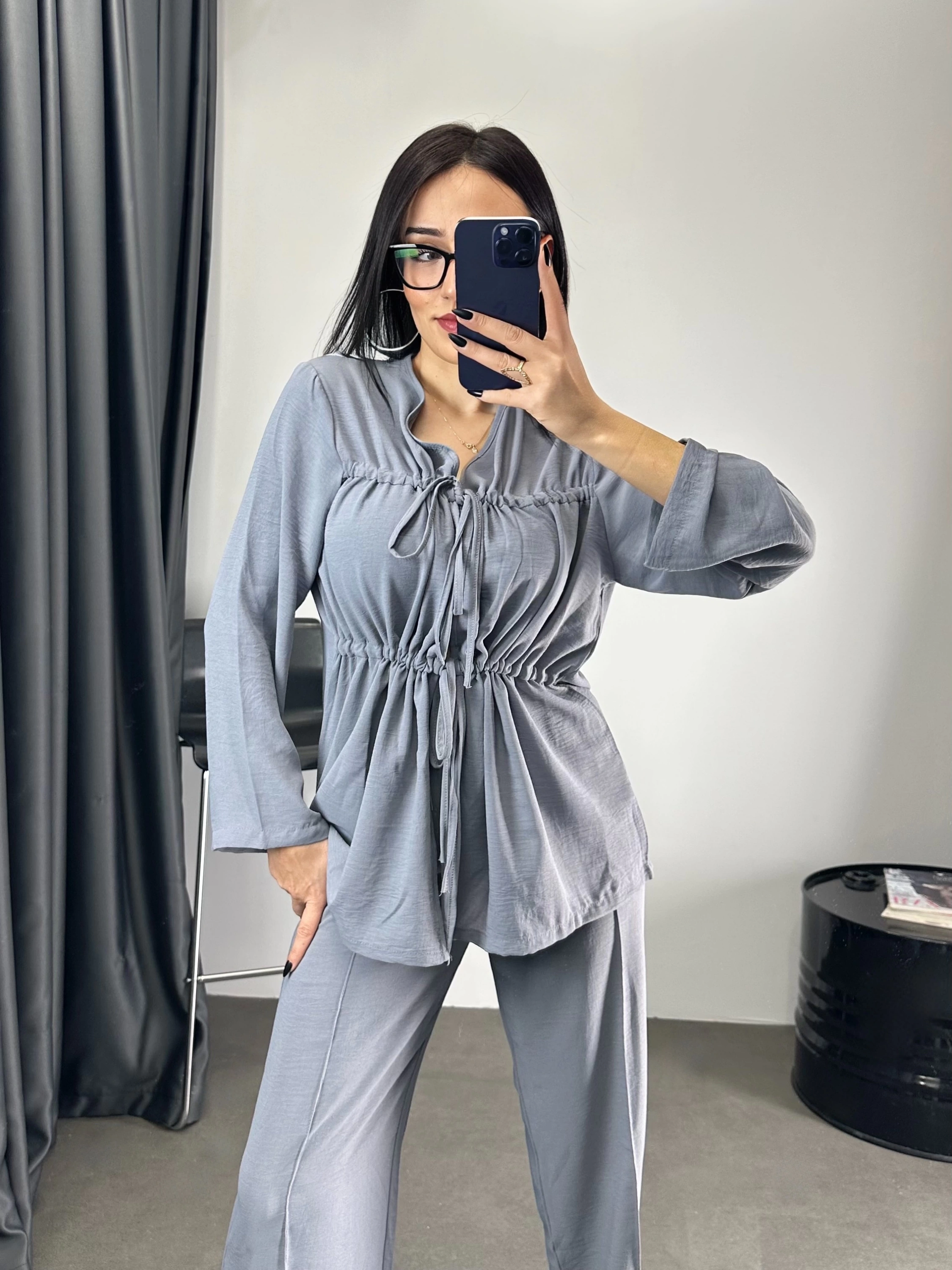 Bağlamalı Oversize Takım