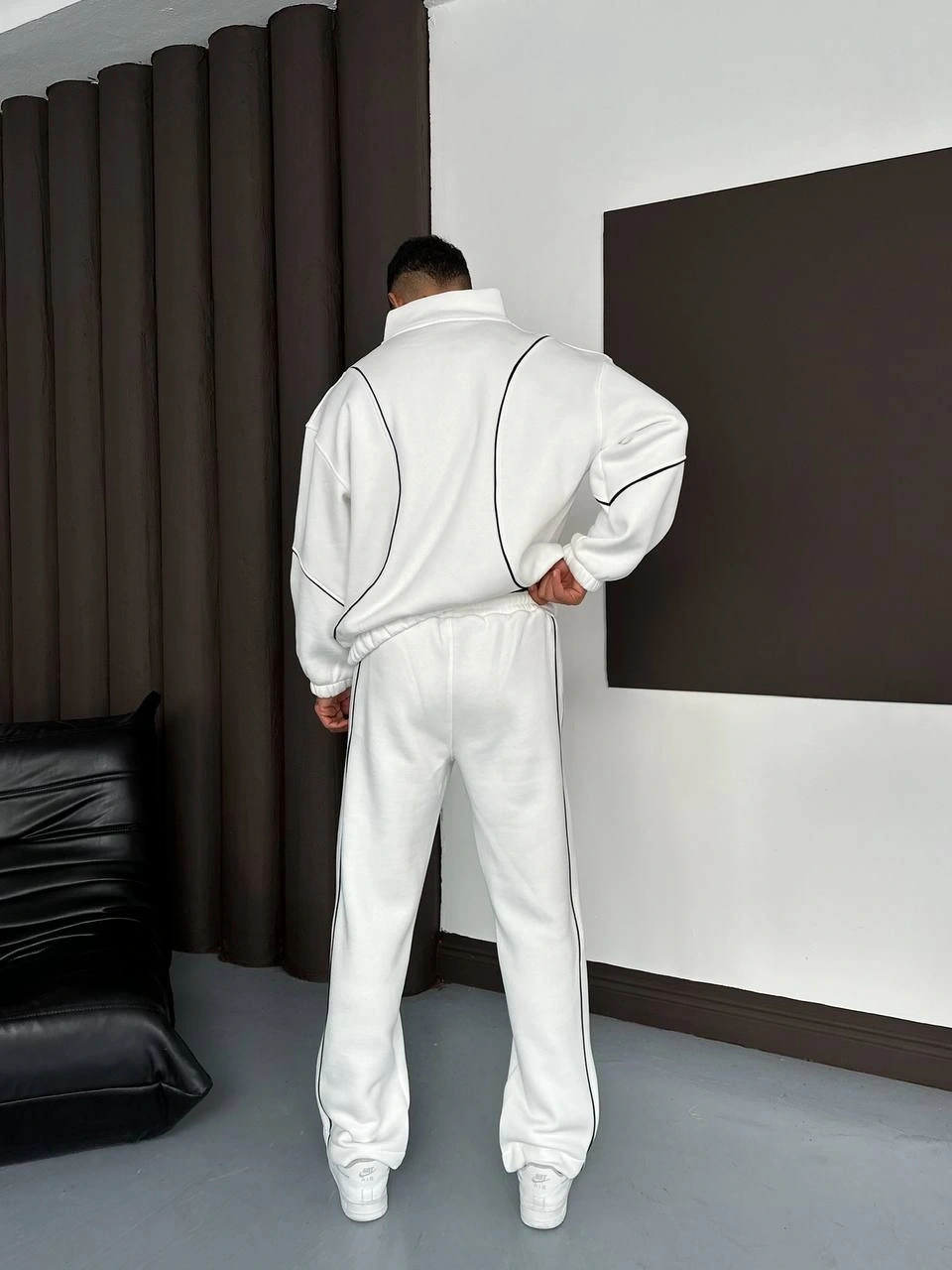 Biyeli Oversize Unisex Eşofman Takımı