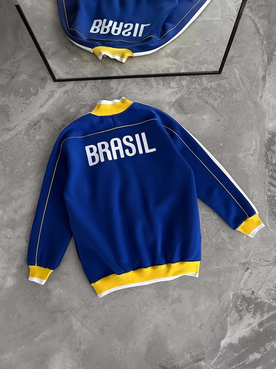 BRSL Şardonlu Unisex Hırka