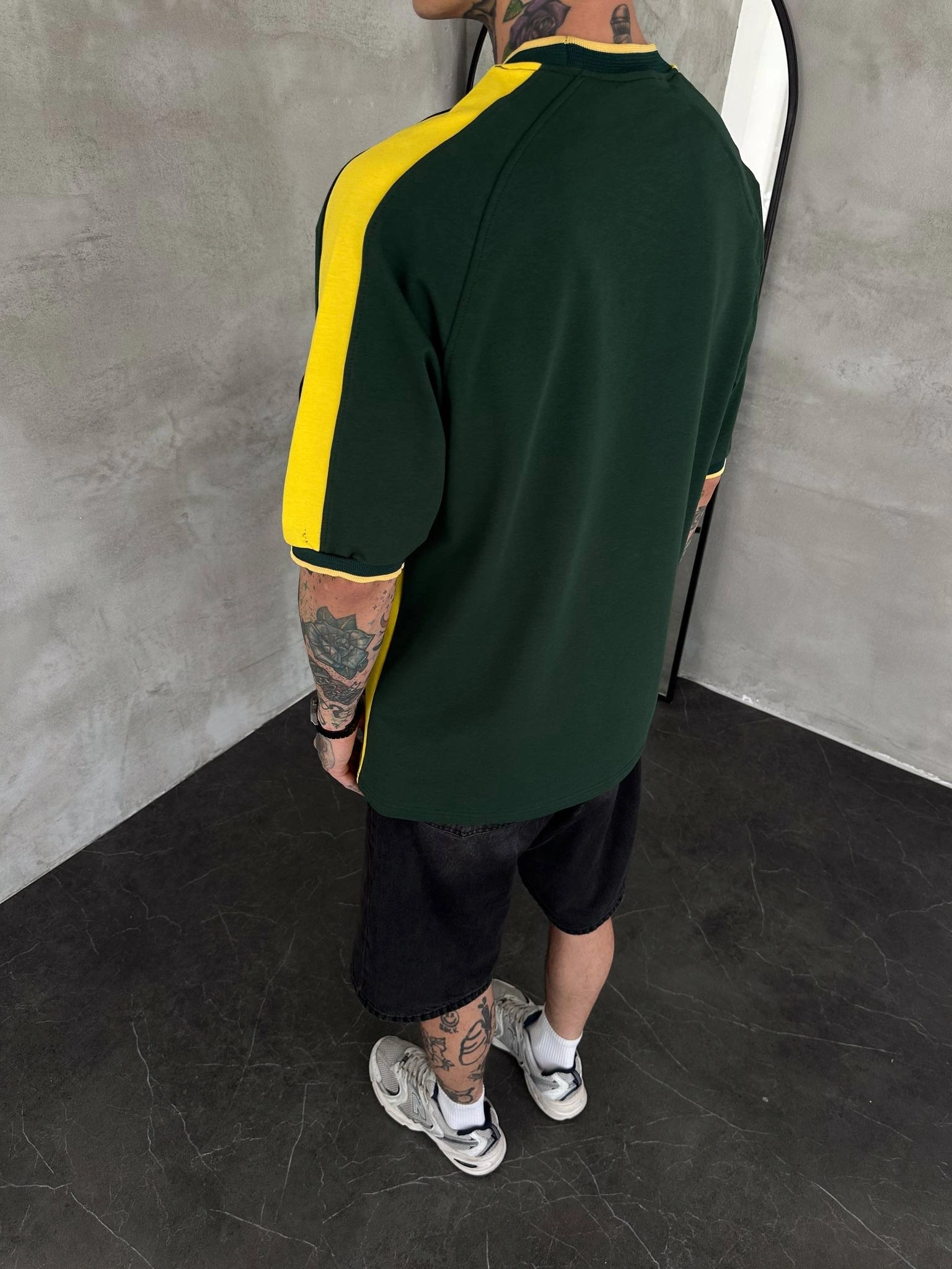 Brsl Şeritli Premium Unisex Tişört