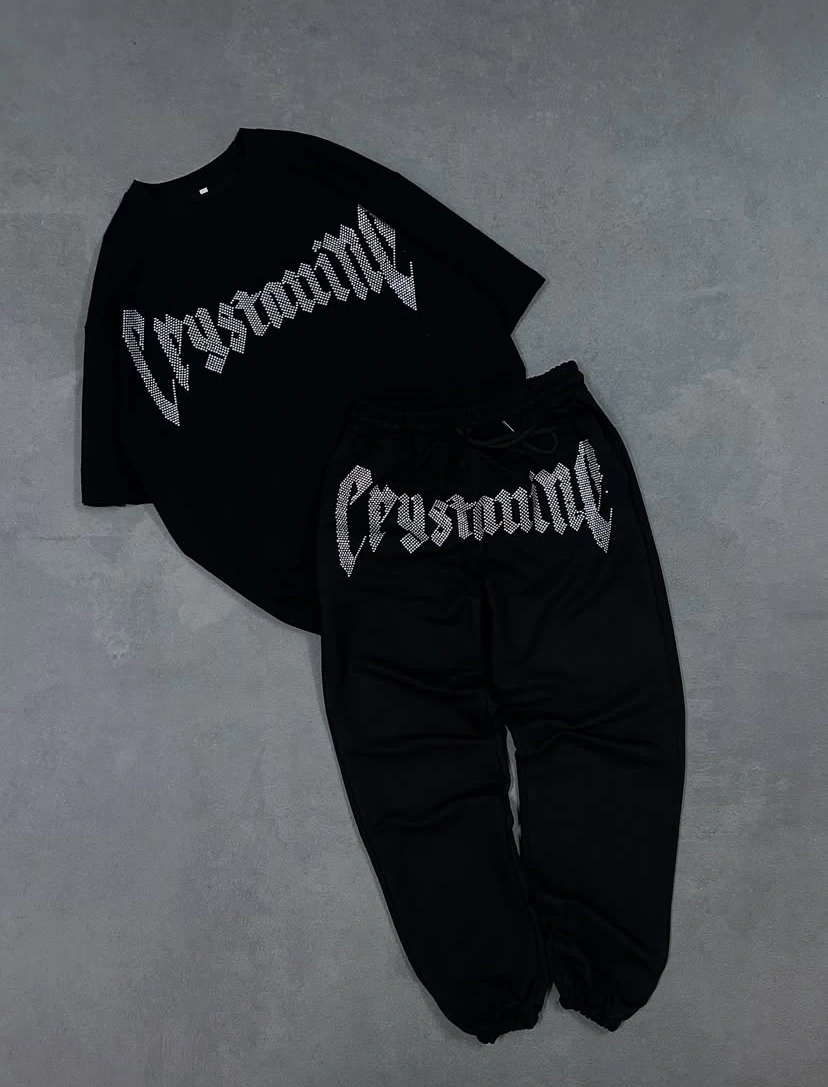 CRY Taşlı Unisex Eşofman Takımı