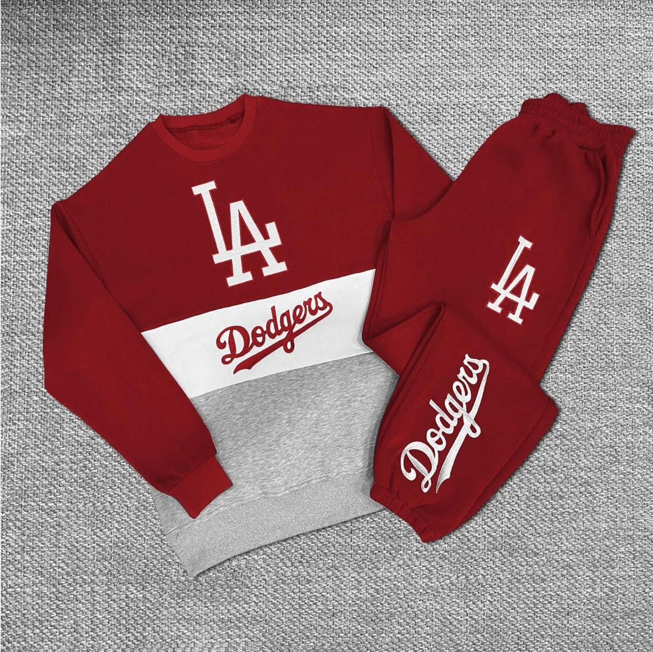 Dodgers Unisex Şardonlu Eşofman Takımı