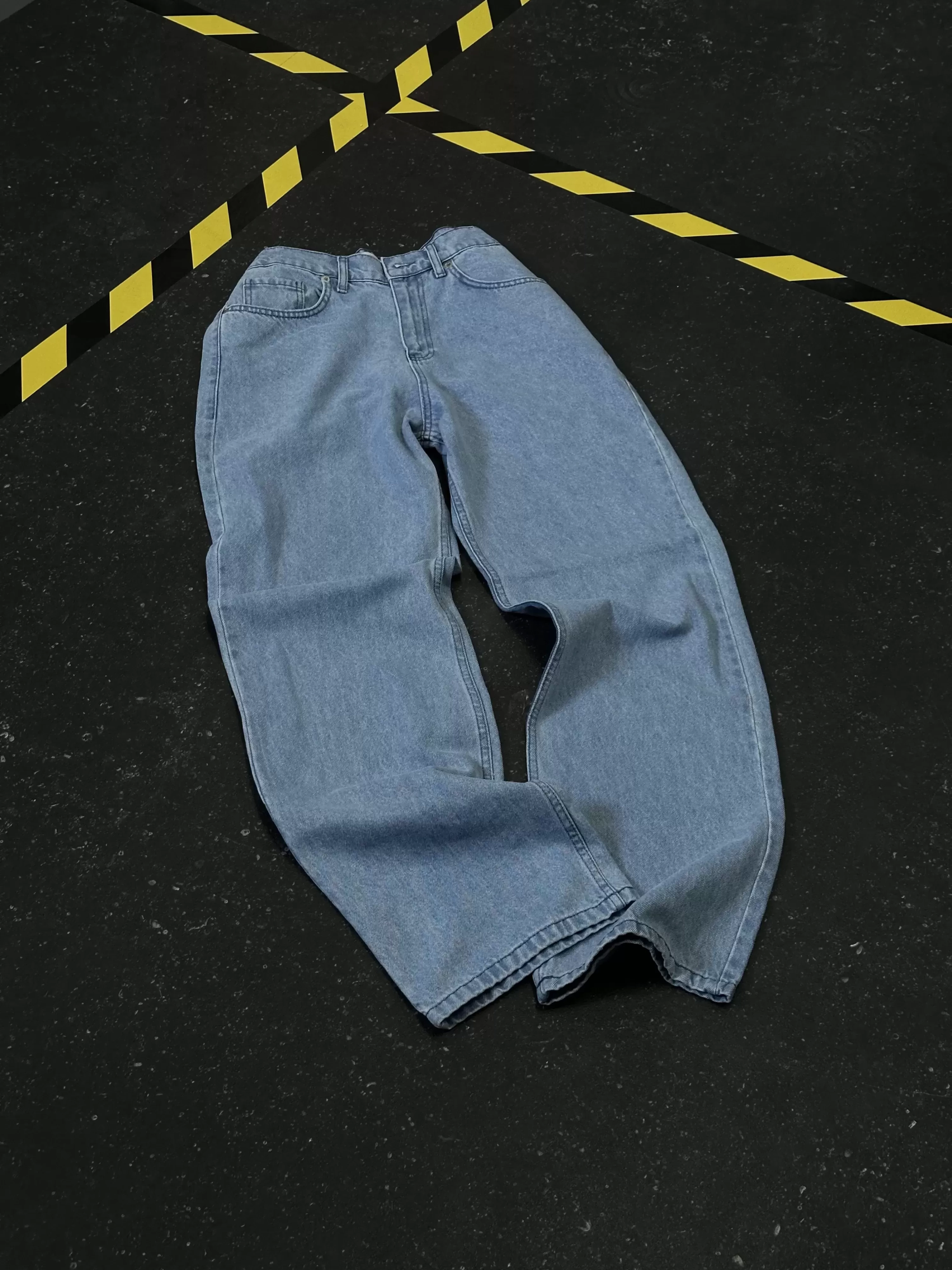 Extra Baggy Unisex Pantolon - Açık Mavi