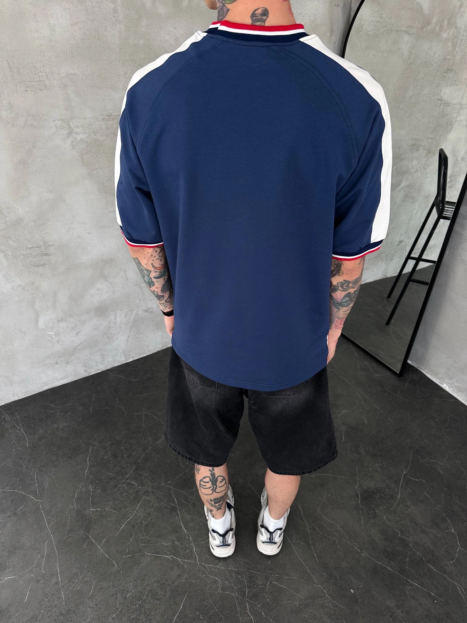 Frnc Şeritli Premium Unisex Tişört