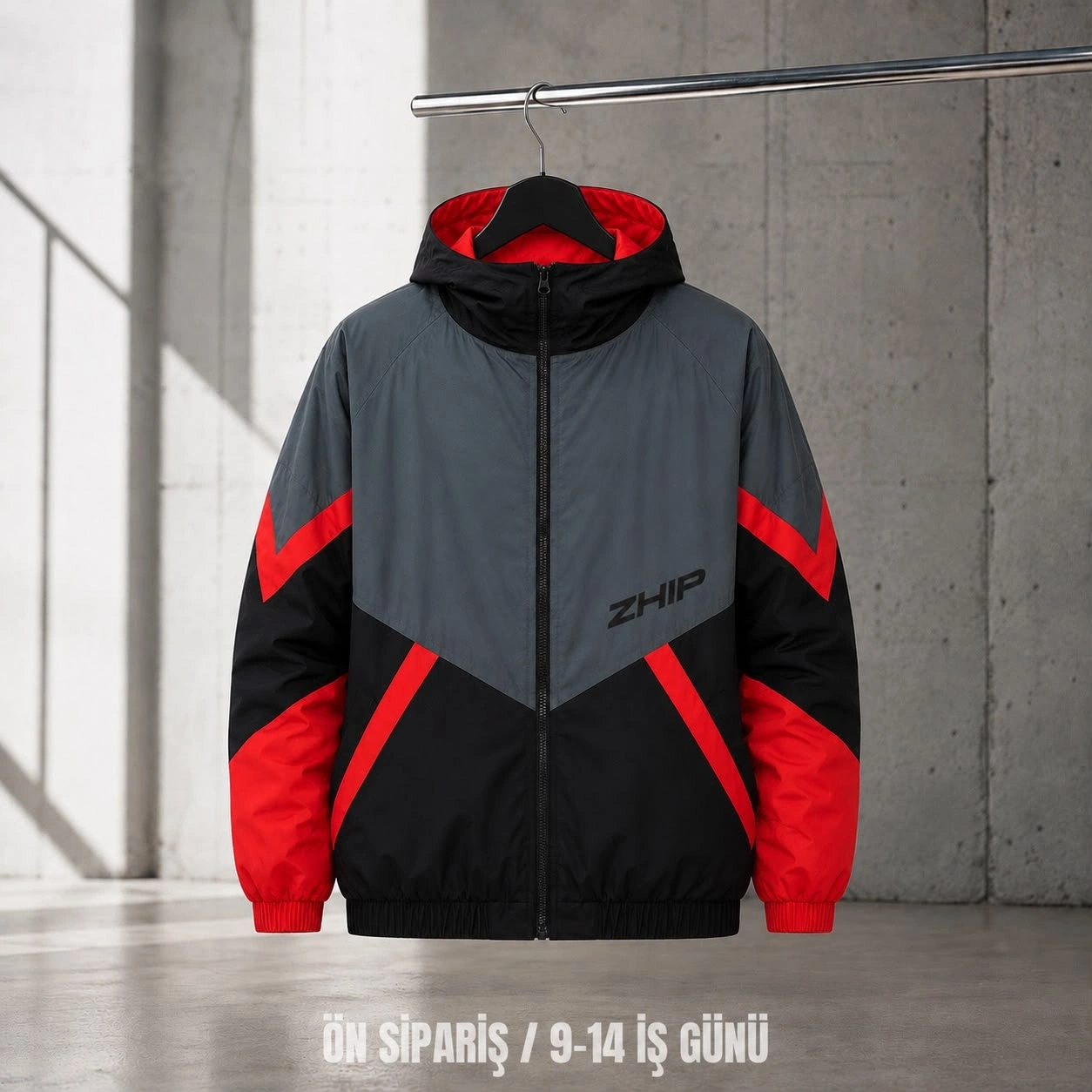 Grey Seong Unisex Bomber Ceket - ÖNSATIŞ
