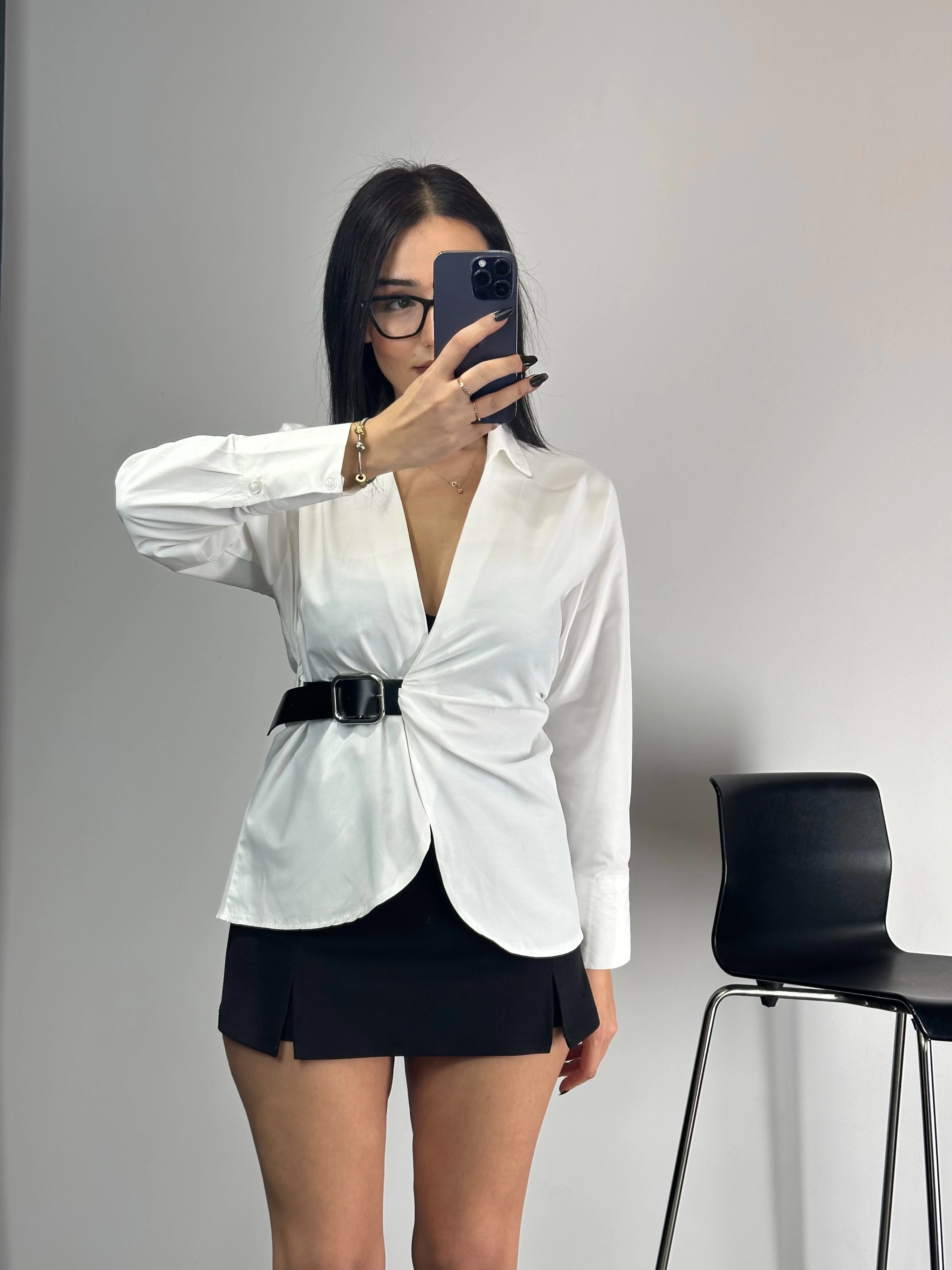 Kemer Detaylı Tasarım Gömlek