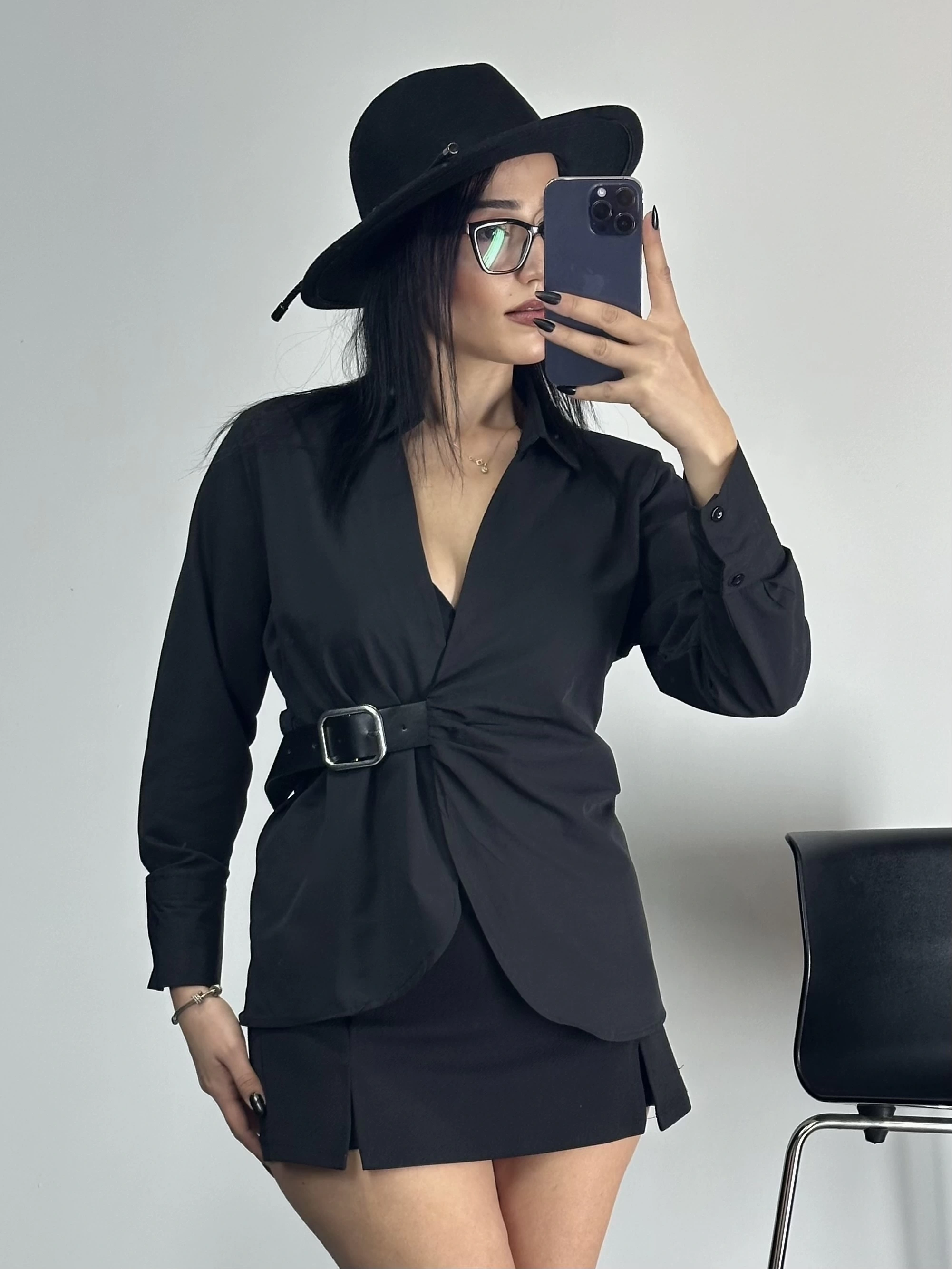 Kemer Detaylı Tasarım Gömlek