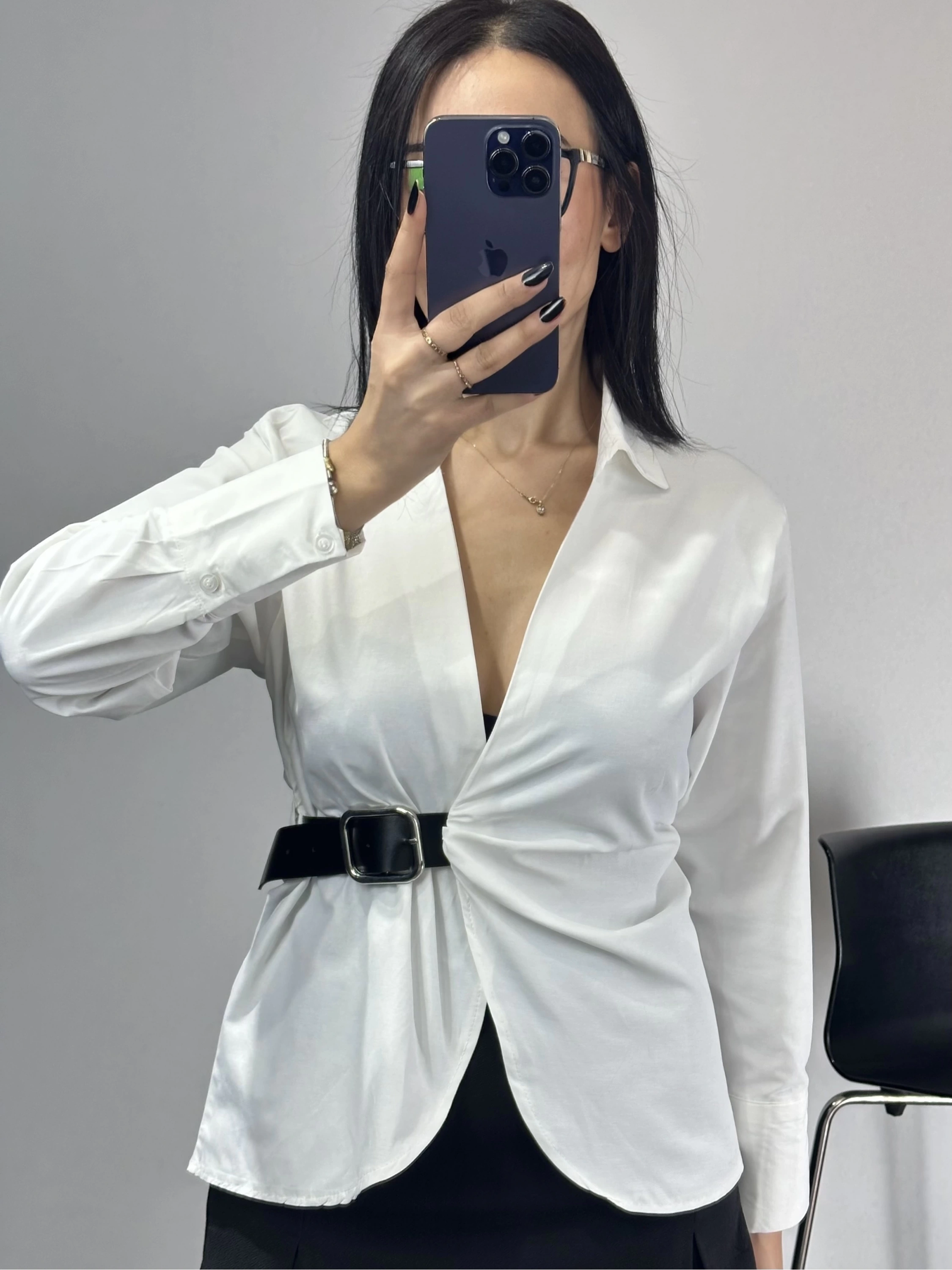 Kemer Detaylı Tasarım Gömlek