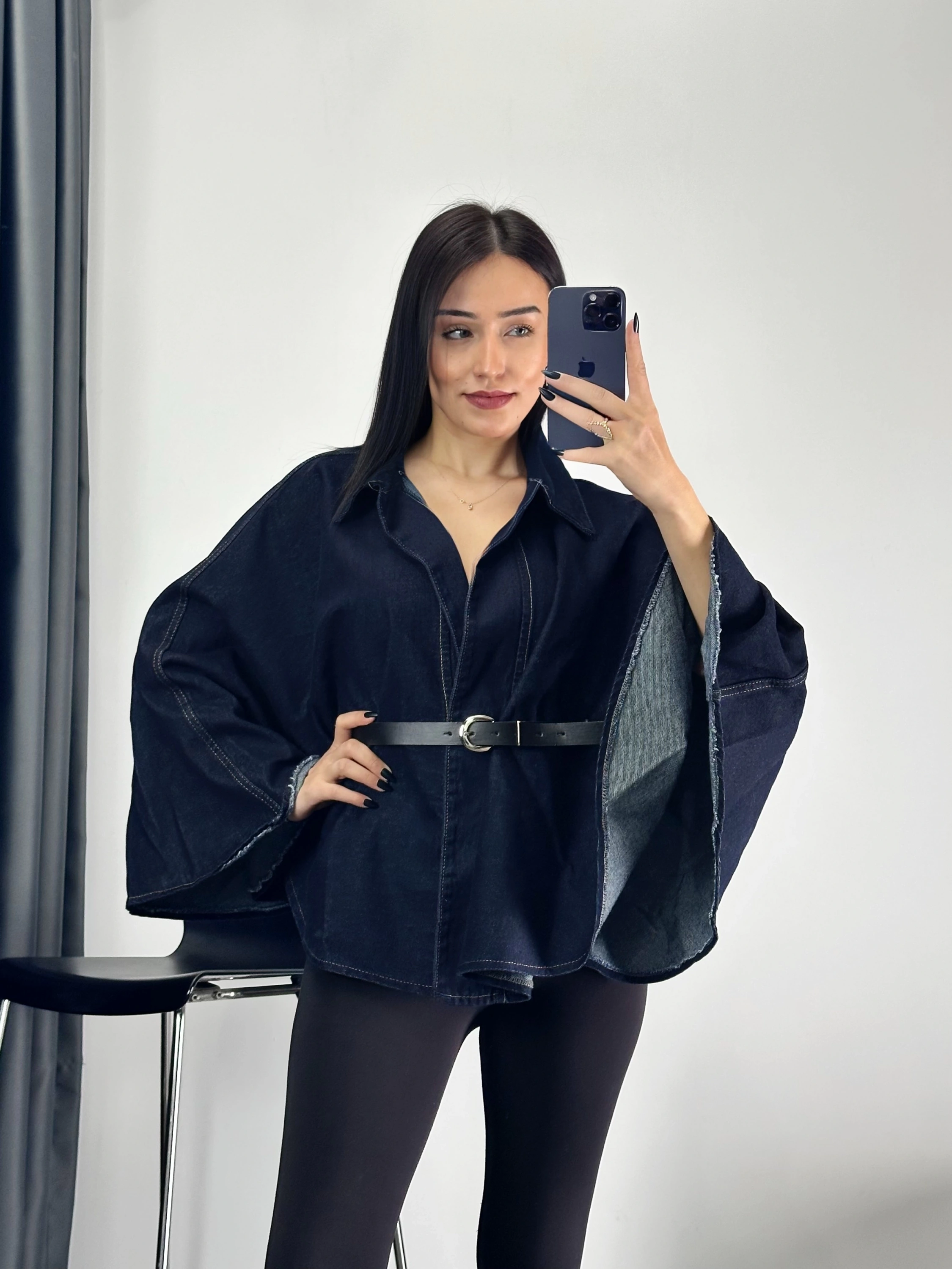 Kemerli Jean Tasarım Panço