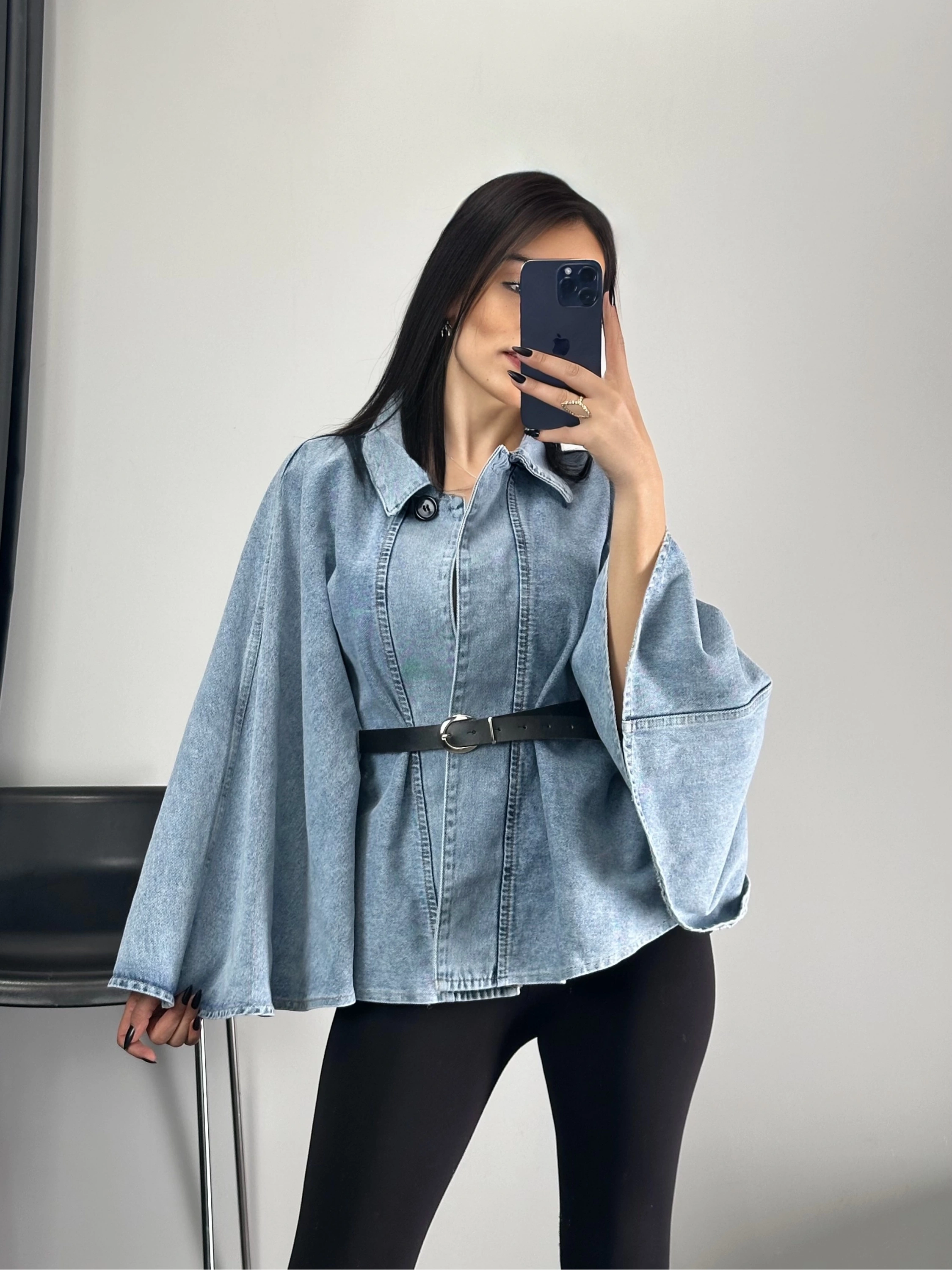 Kemerli Jean Tasarım Panço