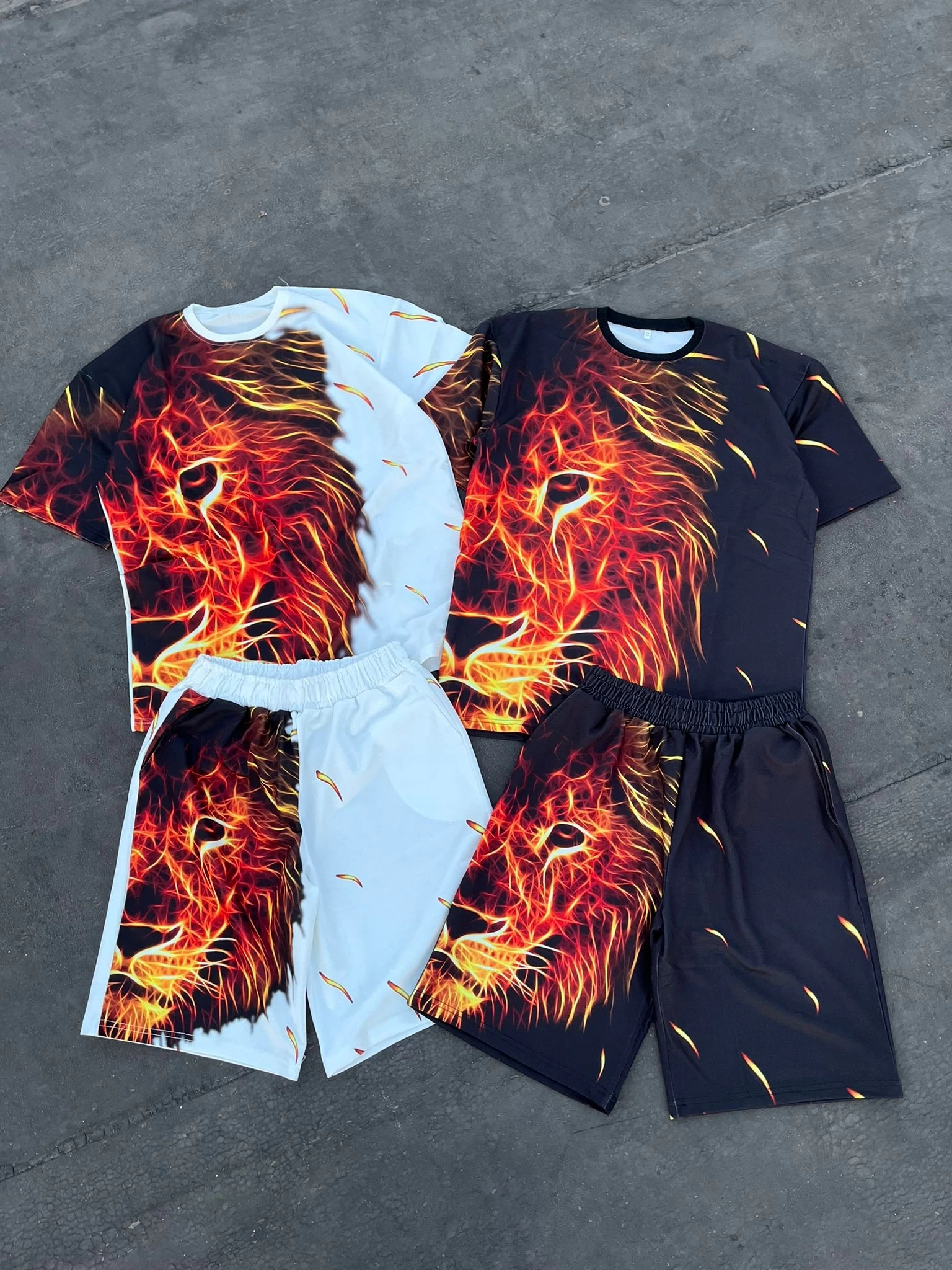 Aslan Unisex Şortlu Takım