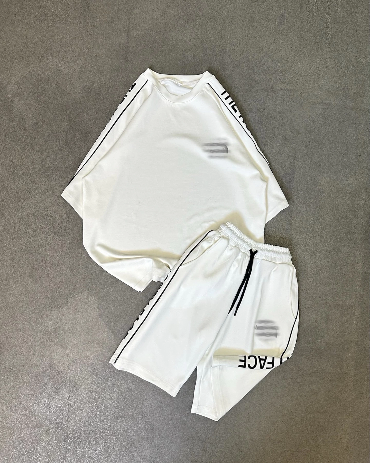 NF Unisex Şortlu Takım -Beyaz