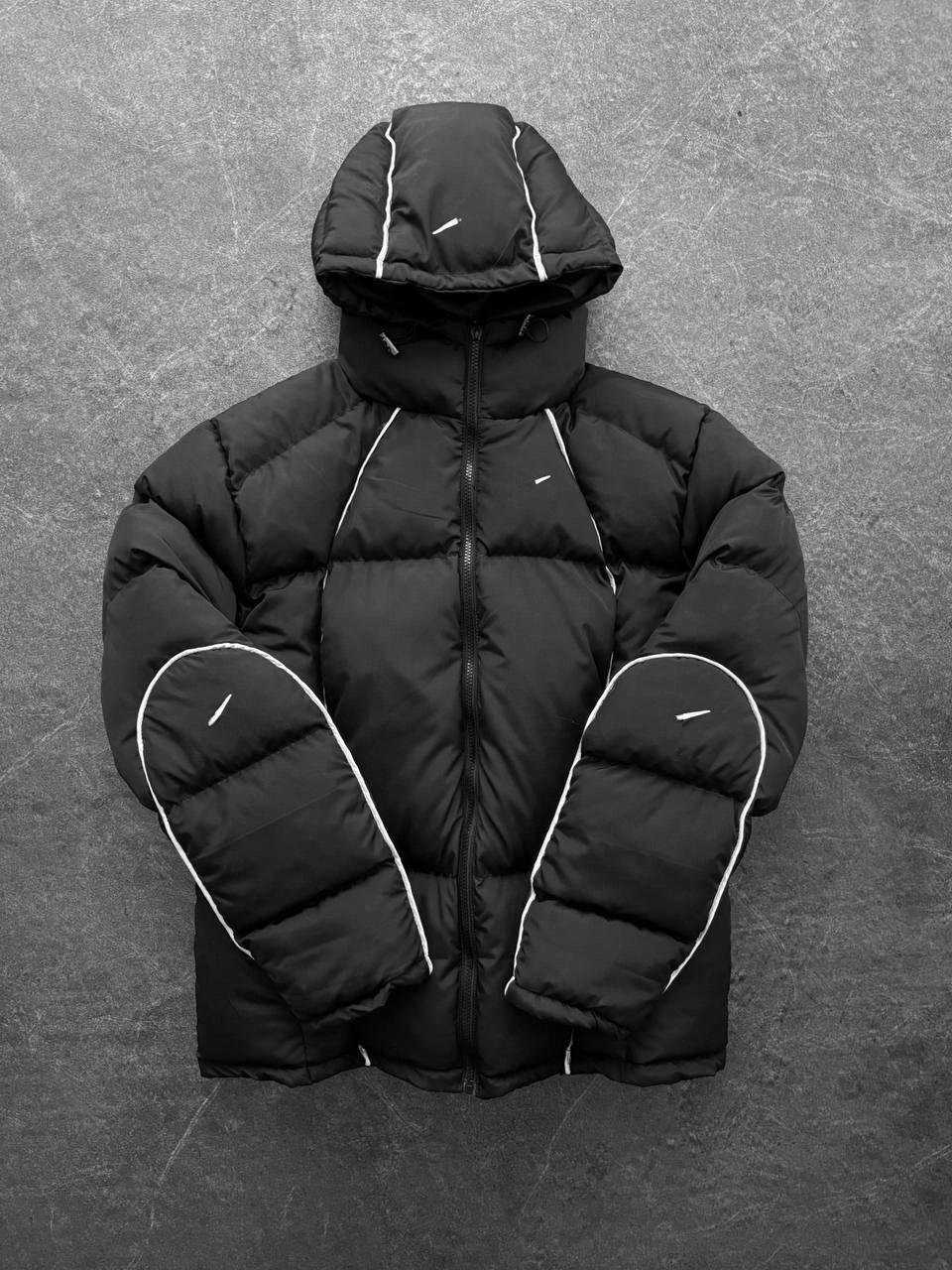 NK Biyeli Dolumlu Unisex Mont-Siyah