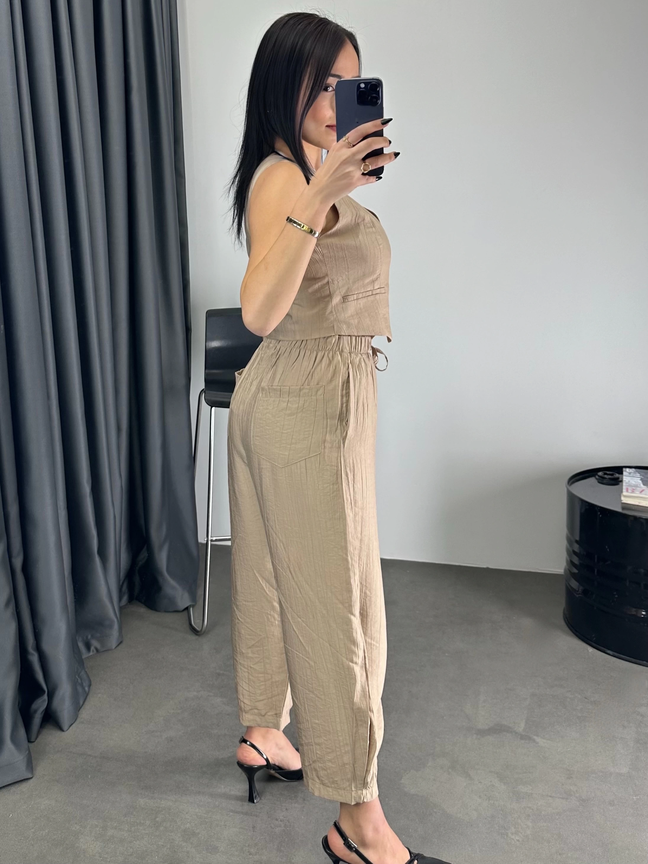 Premium Kalite Yelekli Takım