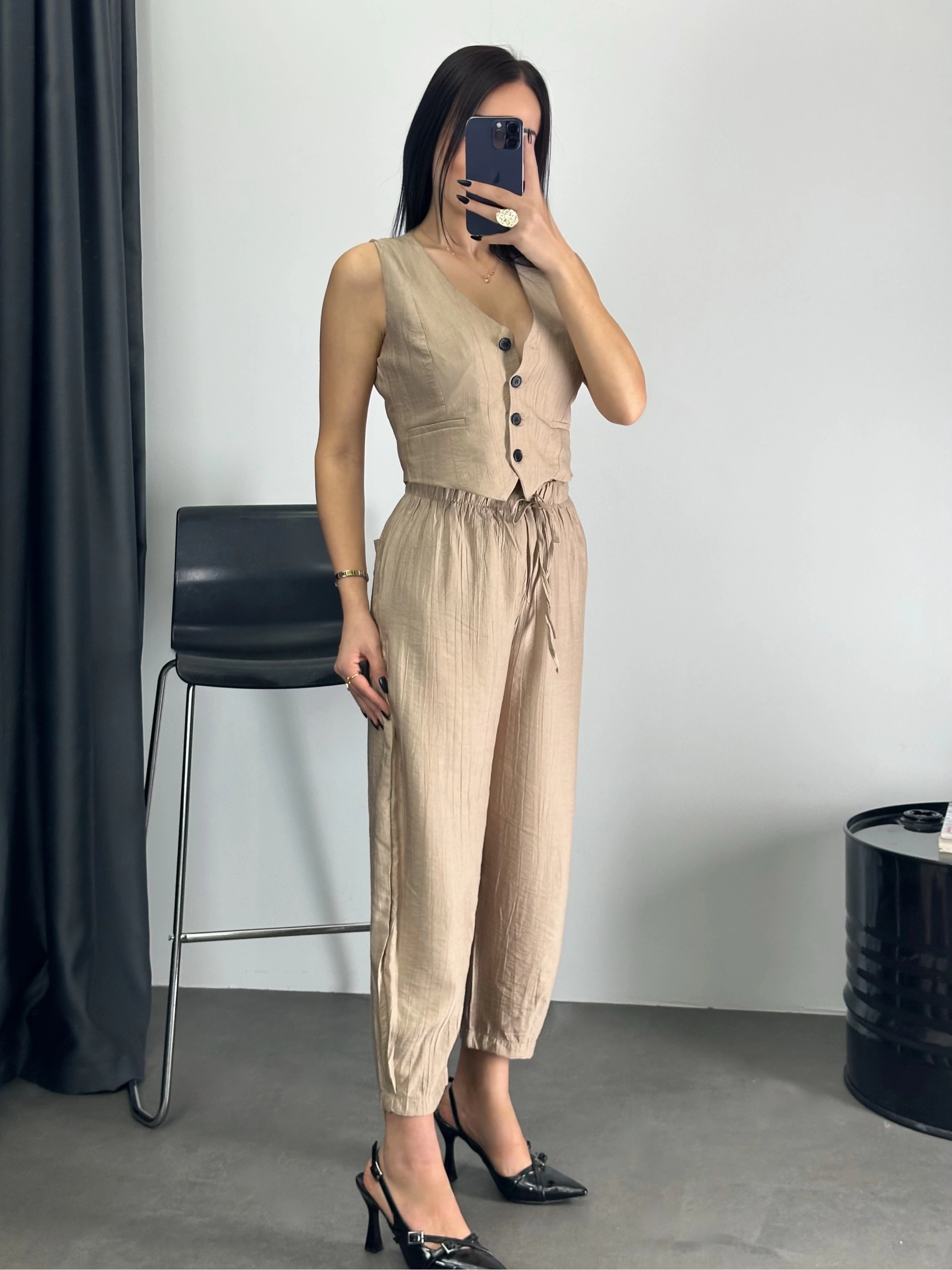 Premium Kalite Yelekli Takım