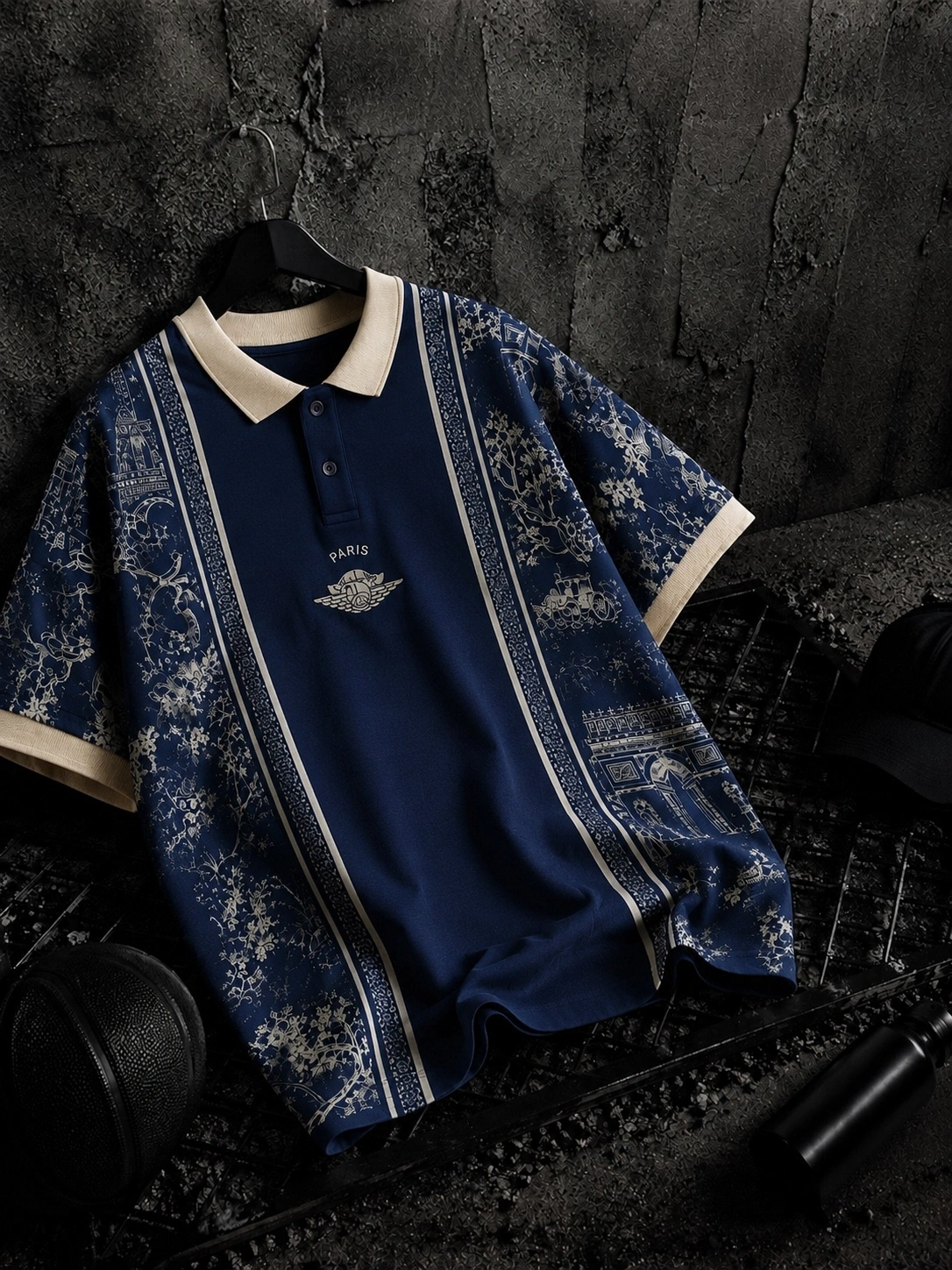 PRS Polo Yaka Premium Unisex Tişört-Lacivert