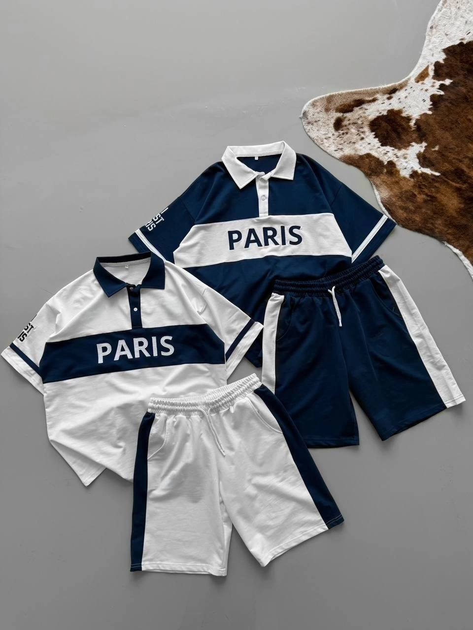 PRS Unisex Şortlu Takım-Lacivert