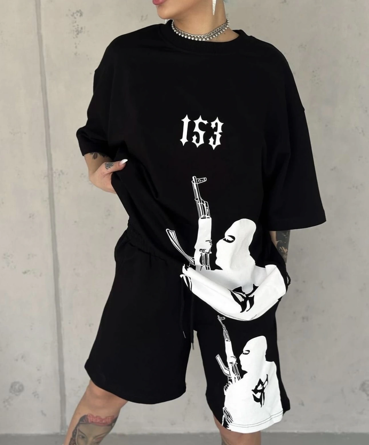 Street Unisex Şortlu Takım