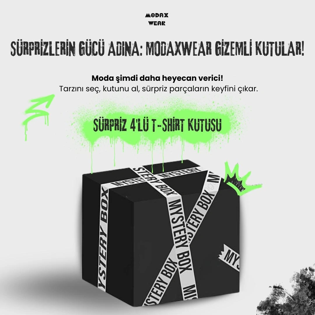 Sürpriz 4lü Tişört Kutusu
