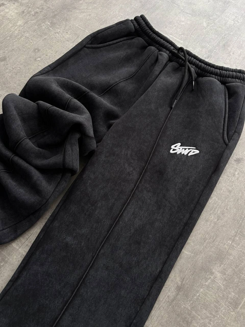 SW Yıkamalı Şardonlu Unisex Eşofman