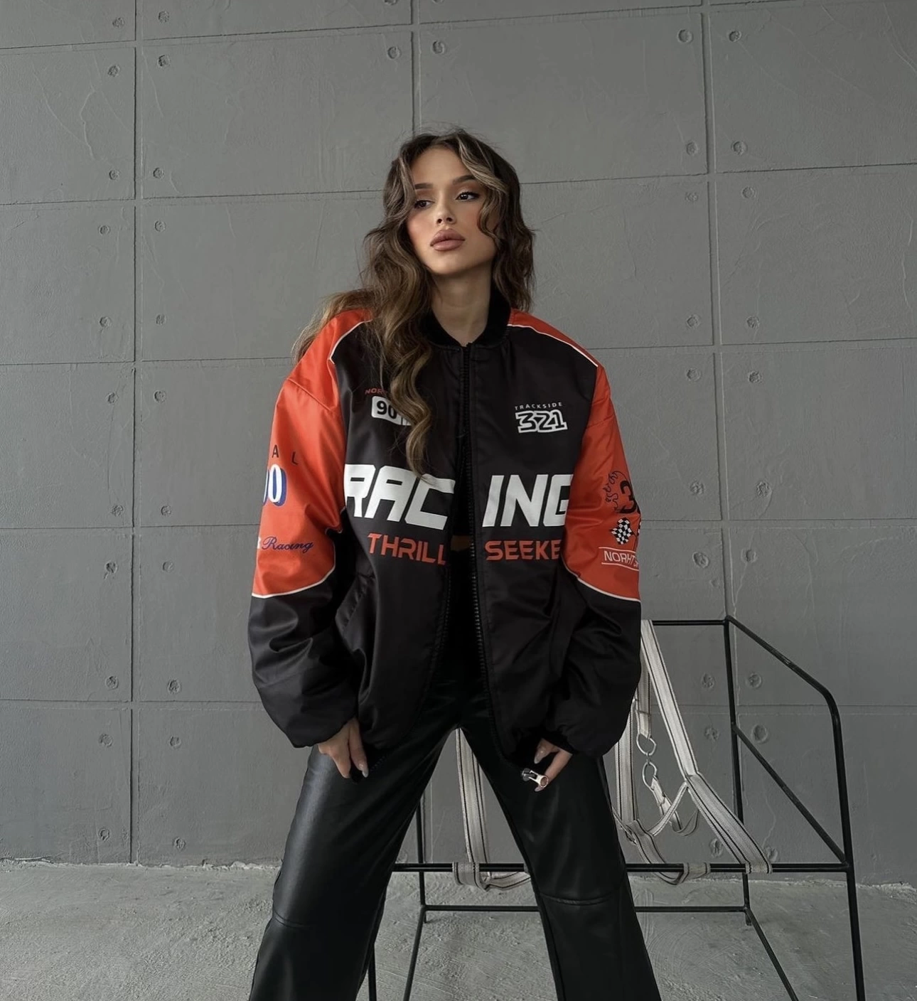 Yarışcı Unisex Bomber Ceket