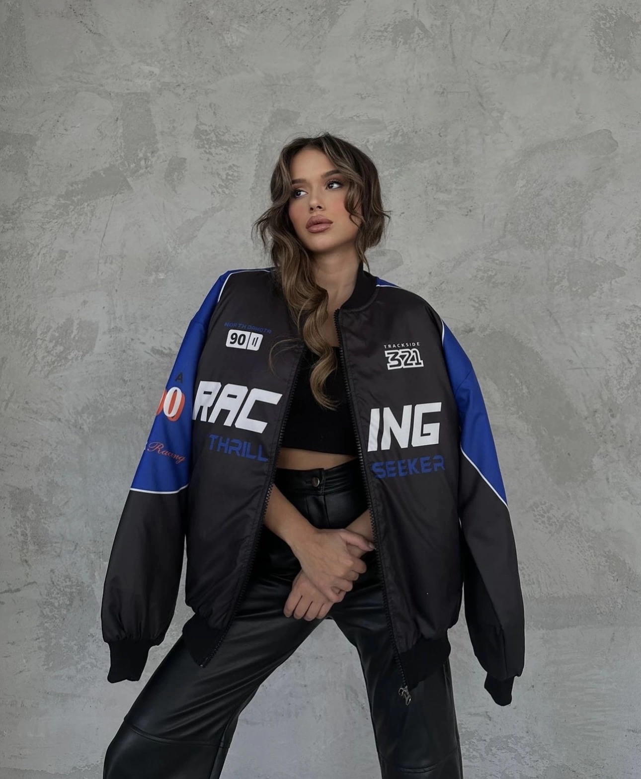 Yarışcı Unisex Bomber Ceket