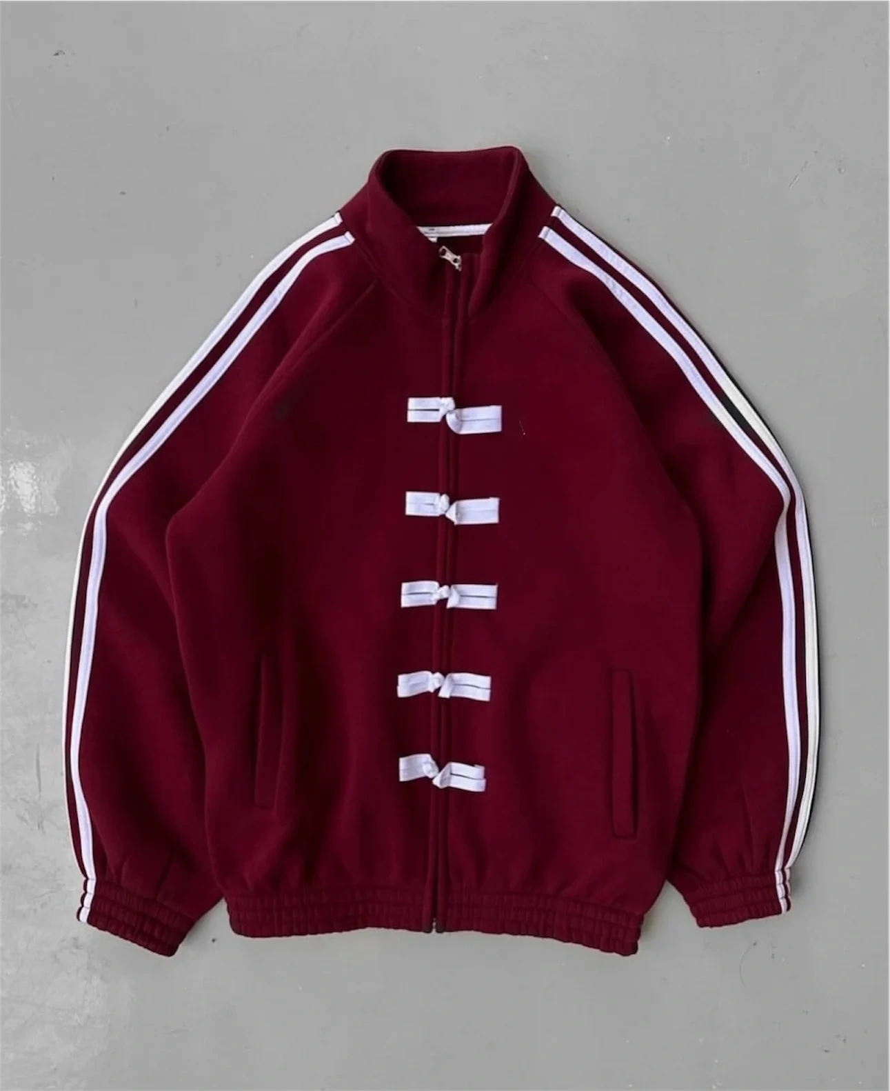 Yeni Sezon ADD Unisex Şardonlu Hırka-Bordo