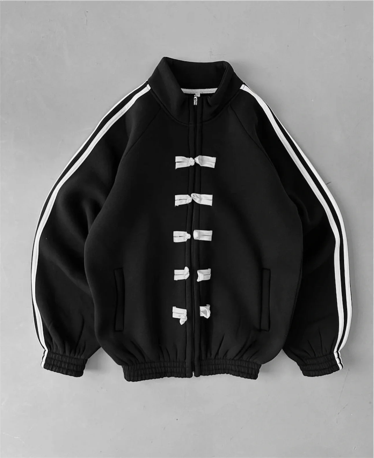 Yeni Sezon ADD Unisex Şardonlu Hırka-Siyah