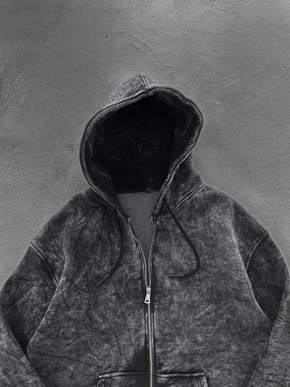 Yıkamalı Basic Şardonlu Unisex Hırka