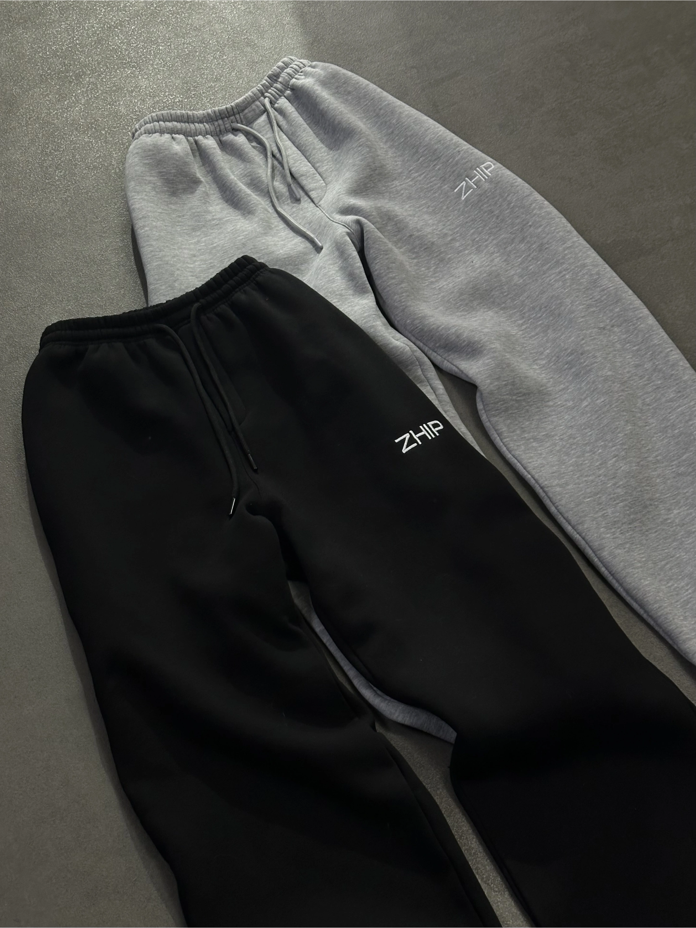 ZHIP Premium Şardonlu Unisex Eşofman-Gri